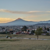 View Of Popocatépetl From Cholula